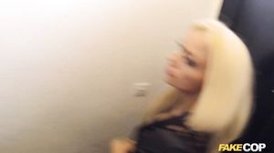 The Policeman Get To Fuck The Blonde Bimbo