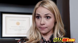 BLONDE teased and FINGERED by DOCTOR
