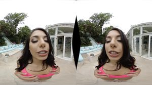 Gina wants fun in hot tub with you
