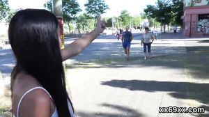 Doctor stares hymen physical and virgin chick plowing