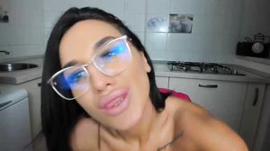 Cute Big Tits Brunette Hoochie Dildoing Her Fuckhole