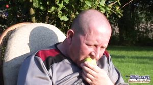 hot afternoon with grandpa