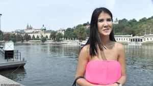 Drahomira nude in public in Prague