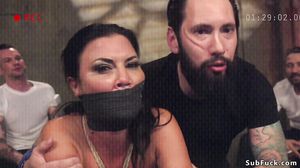 Dp group fucking for busty brunette wife