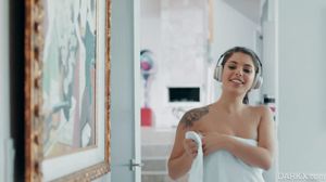 petite girl takes big cock!