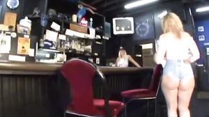 Sara Jay in jeans shorts ass shakers bbc