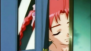 Busty hentai girl in the research