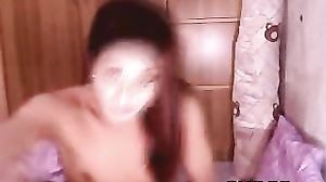 Asian TS Jerking Off