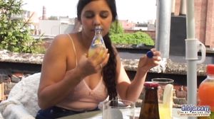 hot fuck up on the roof