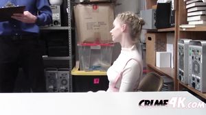 Super cute shoplifter loves to suck