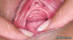 Flirty czech teenie opens up her juicy pussy to the ext