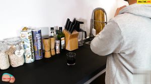 Young German girl invited a guy to visit