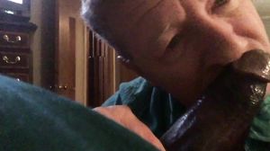 Huge Uncut Black Cock sucked off by Fag Stewart Bowman