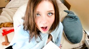 little Russian masturbation tight pussy and blowjob