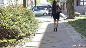GERMAN SCOUT - FIRST TIME ANAL FOR MILF AT STREET CASTI