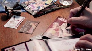 Hot babes getting gag fuck and whip