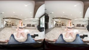 College-girl learns about anatomy of a human body