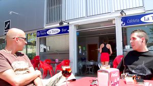 Big Booty Spanish Waitress Cristal Gets