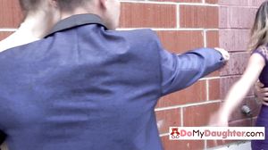 Licking teen pussy in stepdaughter swap