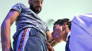 Stepdad spanked his stepsons ass hard