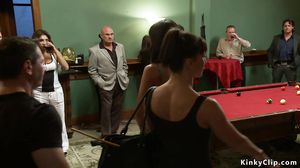 Disgraced and anal fucked for the crowd