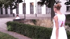 Belgian blonde fucked in the bathroom