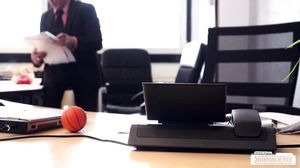 Tattooed amateur fucked hardcore in office