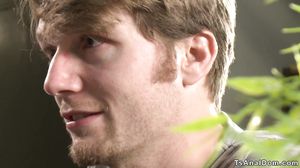 Shemale banker anal fucks client