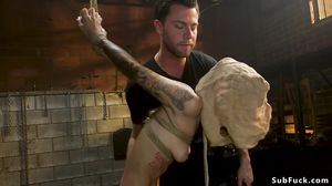 Petite alt slave anal banged in bondage