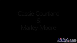 Two luscious ladies have some naughty fun