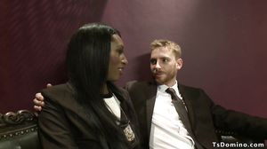 Black shemale cop fucks her partner