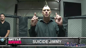 Slender ebony babe rides a white dick