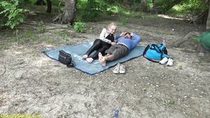 Hot GILF Outdoor Sex