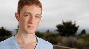 Handsome twink Seamus masturbating cock