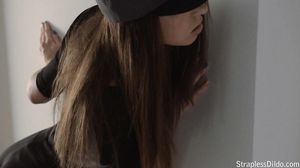 Jane and Rossy Bush - Strapless dildo