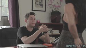 Liv gives her new boss a massage he’ll never forget-For