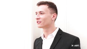 Kinky Blonde Fucking On Chair