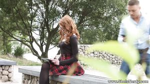 Nerdy Chick Hot Fuck Surprise