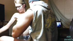 Teen Girl Next Door Edging Handjob Blowjob