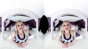 Cherry Kiss - Naughty Blonde Rides Cock