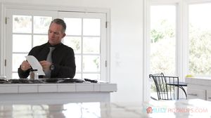 Winter Jade - Tight brunette teen Winter Jade gets to know her stepdad in the bedroom