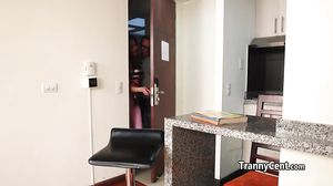 Tattooed tits redhead tranny fucks like crazy