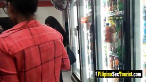 Asian teen agreed to fuck with him.