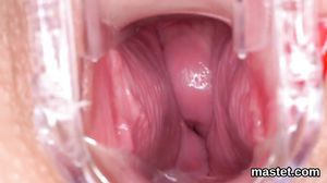 Unusual czech sweetie opens up her juicy vagina