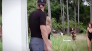 Ariel Marika and Melena Maria - Naked Tropical Trio