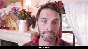 Nympho MILF Sara Jay Fucks A Young Nude Model