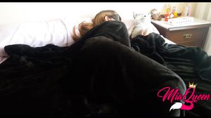 Mia Queen - Small Latin Teenager Wakes up Horny in the