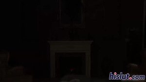 Hot Brooke rides a big meat pole