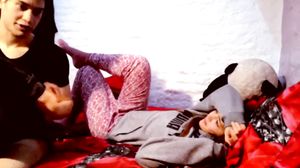 Lena rica - sexy teen couple has fun and ends in creamp