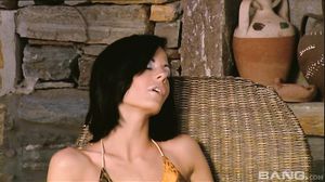 Aliz Pleasures The Two Men On Her Island